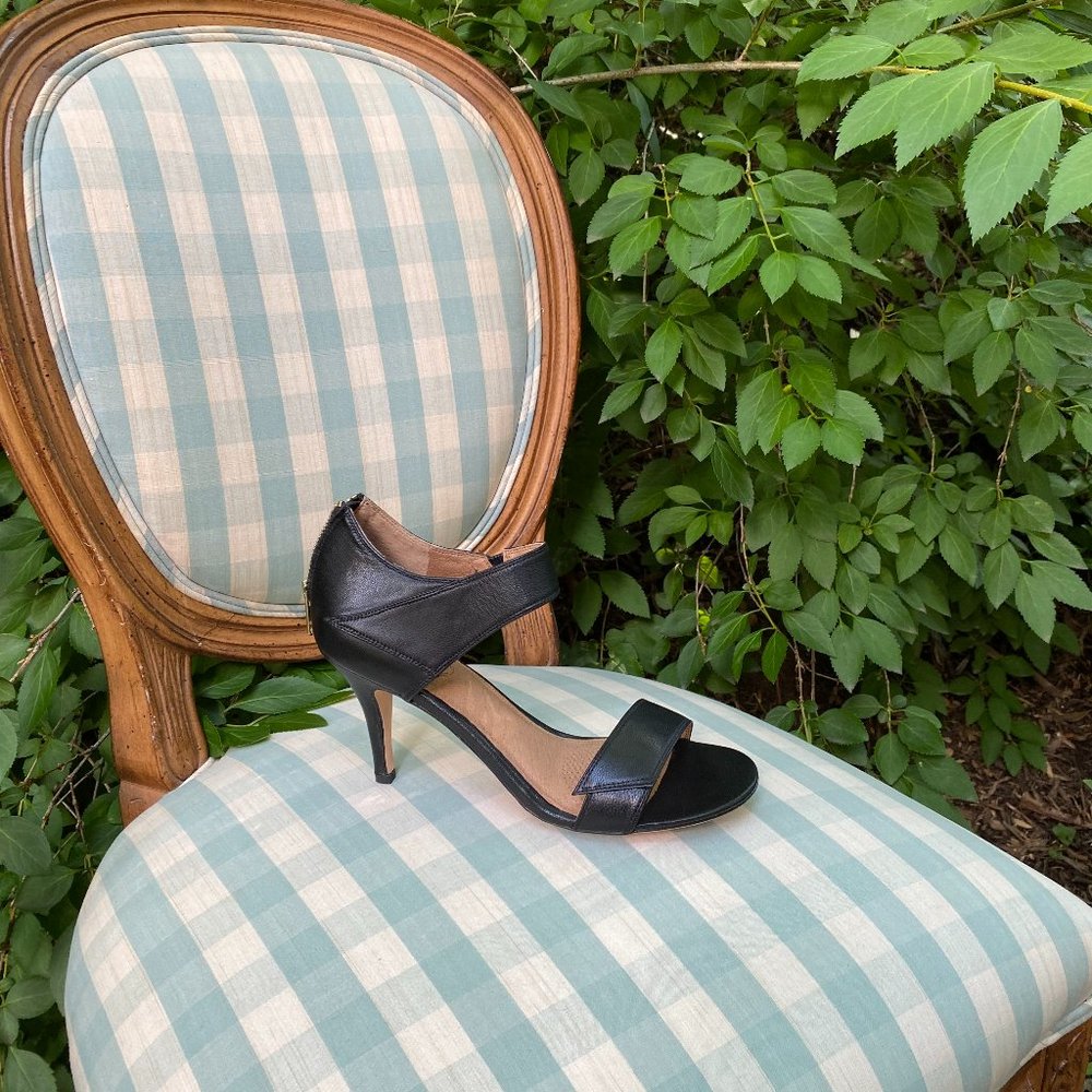 Corso Como Black Leather Heels